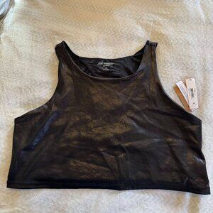NEW Joe Fresh Sprt Bra Top Black